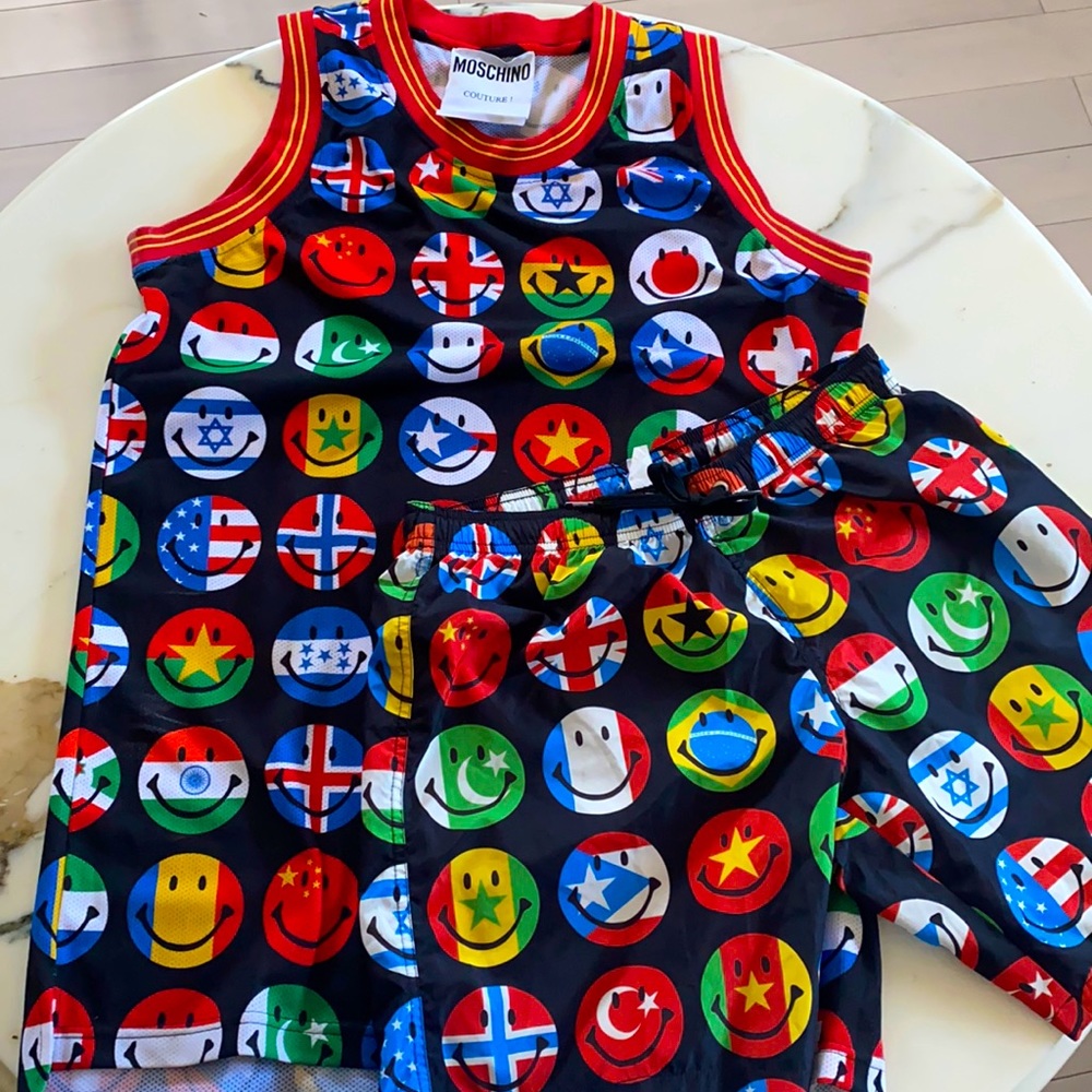 Authentic Moschino Summer Swimsuit set for Men